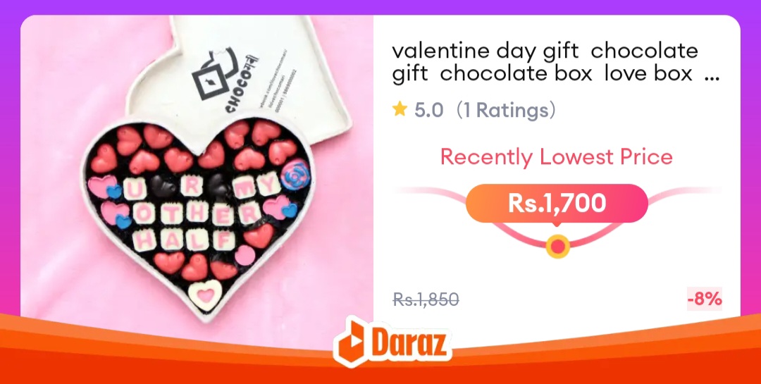 Valentine Gift Chocolate Box